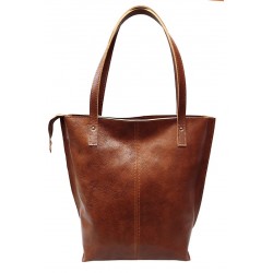 Bolso de piel CELESTE