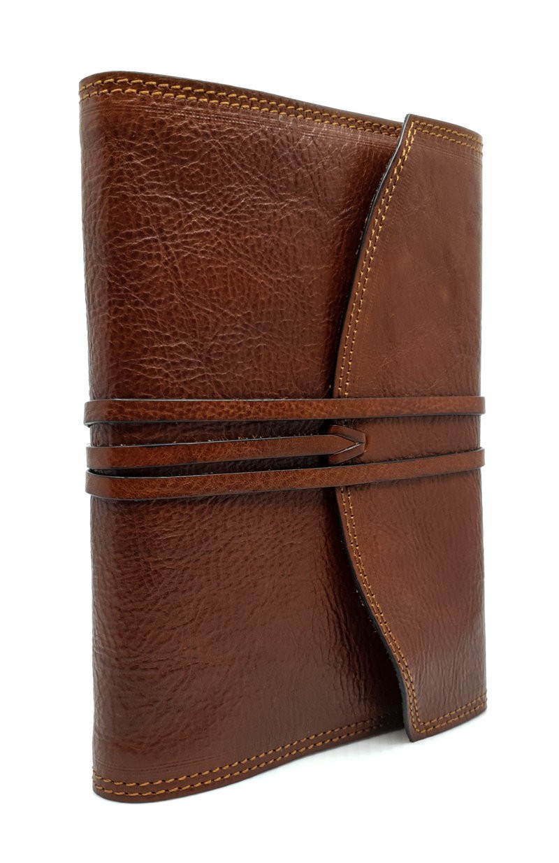 2024 Leather journal buy on Officina della Pelle Color Brown