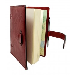 2023 Leather Diary from the Baroque Series Red