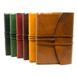 Leather travel notebook buy on Officina della Pelle