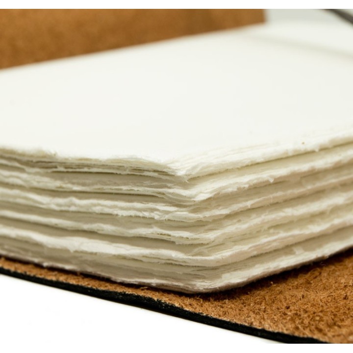 Taccuino medioevale in carta di Amalfi su Officina della Pelle