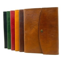 Memo holder snap with closure buy on Officina della Pelle