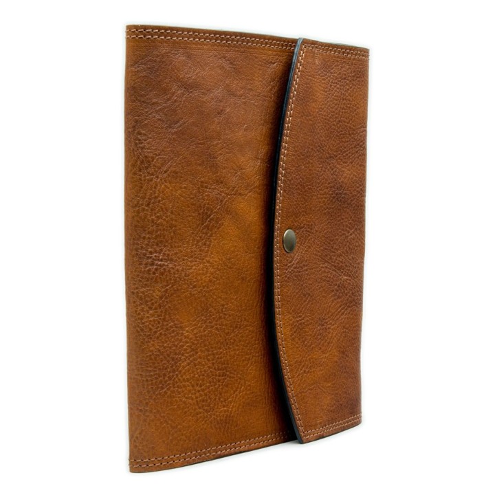 Porte-bloc-notes avec clip sur Officina della Pelle
