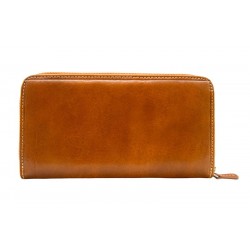 Cartera de piel para mujer...