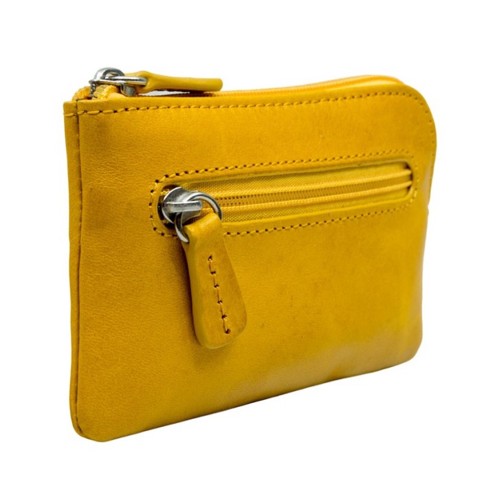 Portachiavi in vera pelle con zip su Officina della Pelle