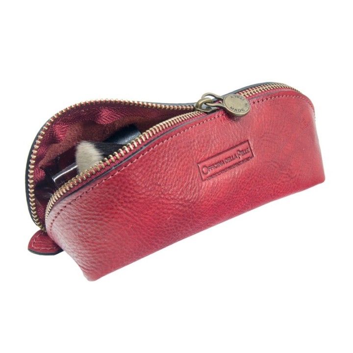 Small Leather Case Red