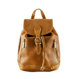 Handmade genuine Italian leather backpack