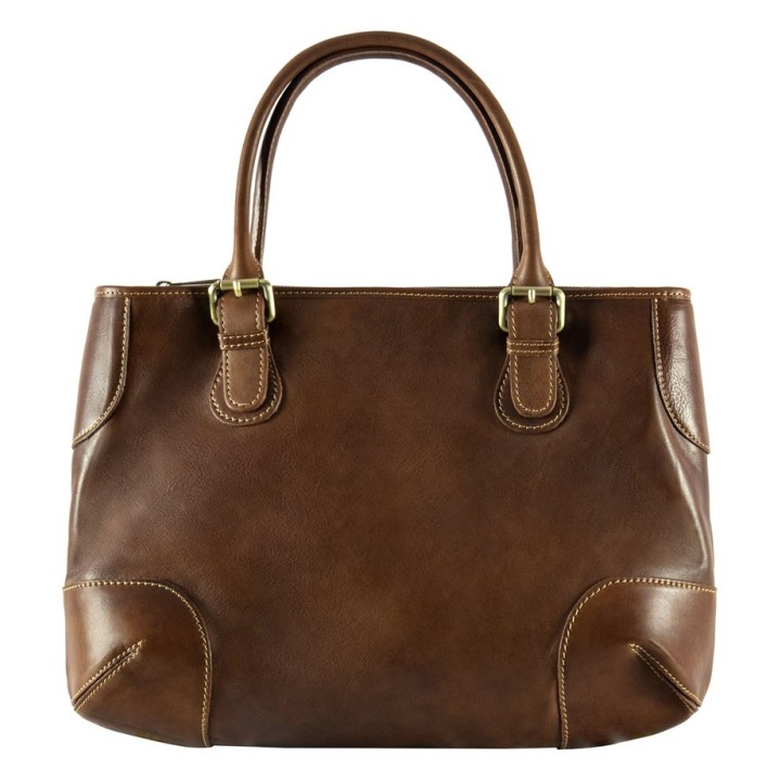 Sac en cuir Mod. « ROMA » sur Officina della Pelle