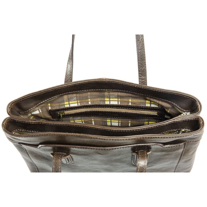 Borsa in vera pelle Texas
