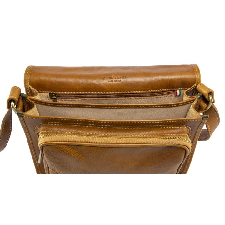 Sac en cuir avec bandoulière mod. « VENEZIA SMALL » sur Officina della Pelle