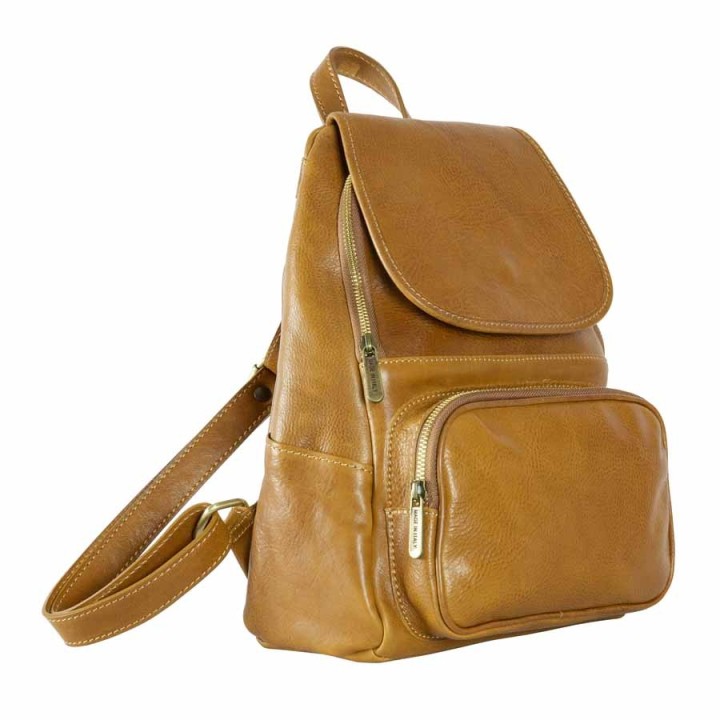 Leather backpak Oxford buy on Officina della Pelle