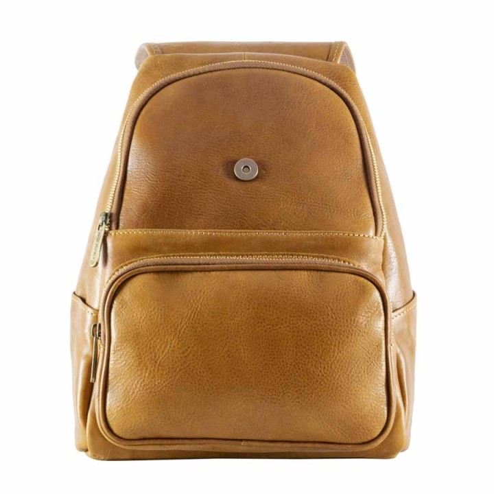 Leather backpak Oxford buy on Officina della Pelle