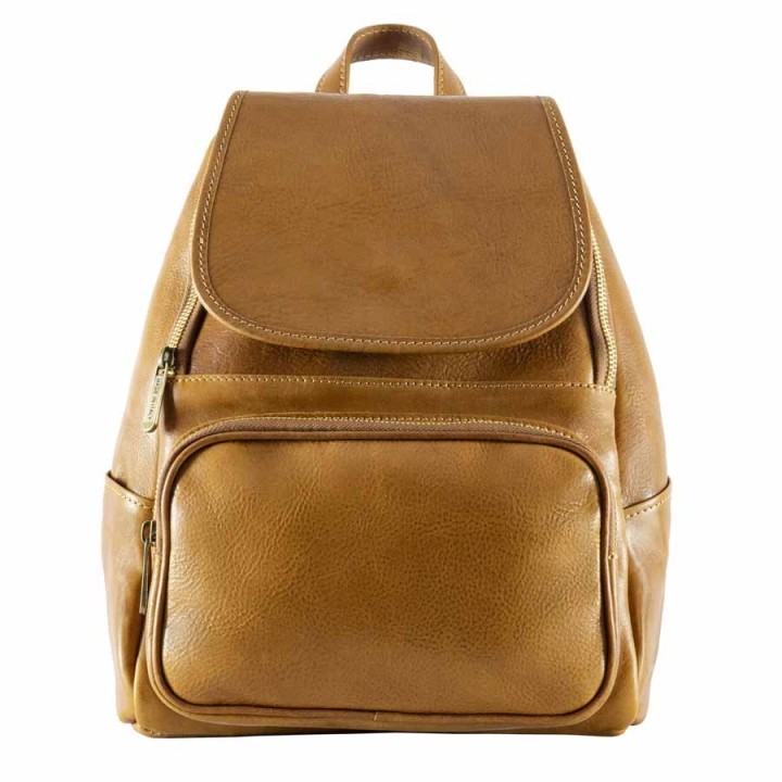 Leather backpak Oxford buy on Officina della Pelle