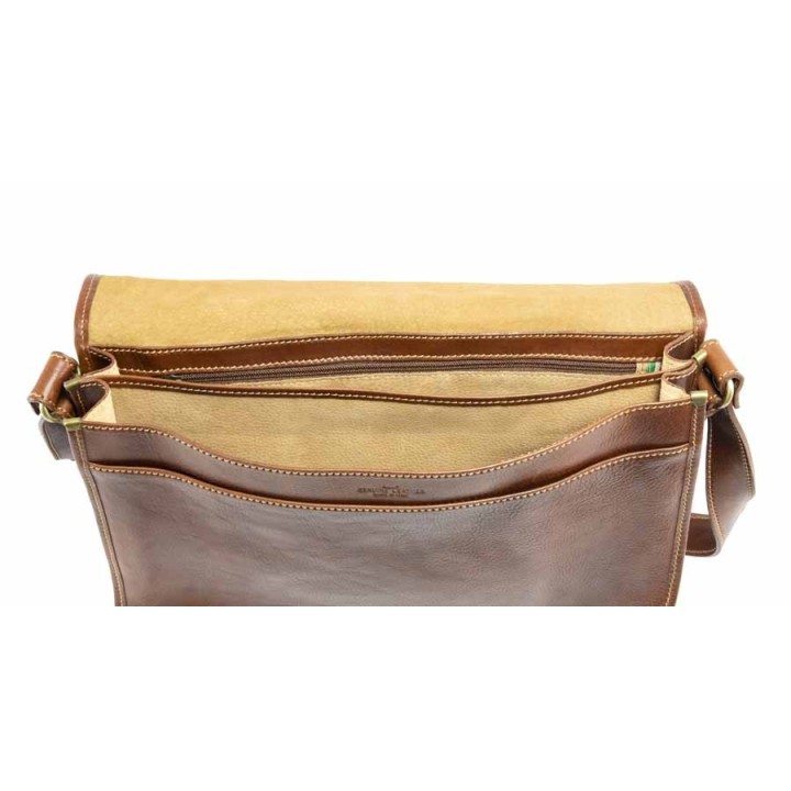 OFFICE Leather Shoulder Bag buy on Officina della Pelle