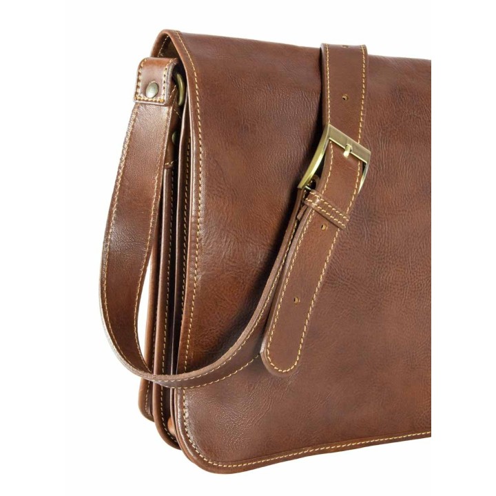 Borsa in pelle con tracolla mod. OFFICE