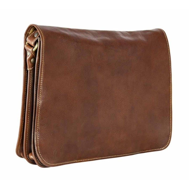 Borsa in pelle con tracolla mod. OFFICE