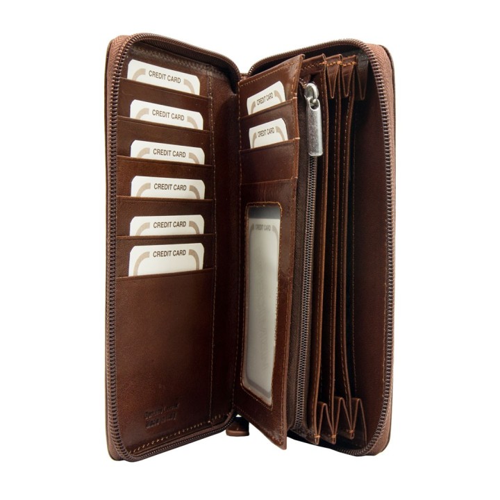 Cartera de piel para mujer en Officina della Pelle