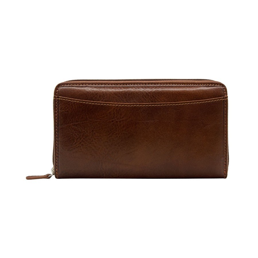 Women Leather Wallet 3721 Brown