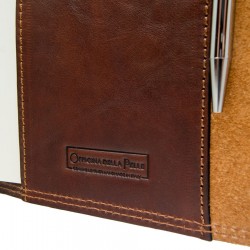 2025 Leather diary with press stud