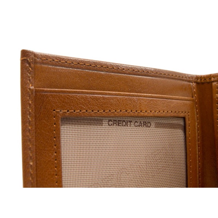 man's leather wallet made in Italy