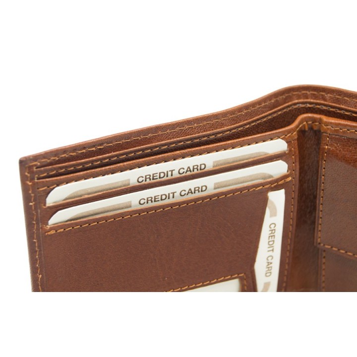 Cartera de piel para hombre en Officina della Pelle
