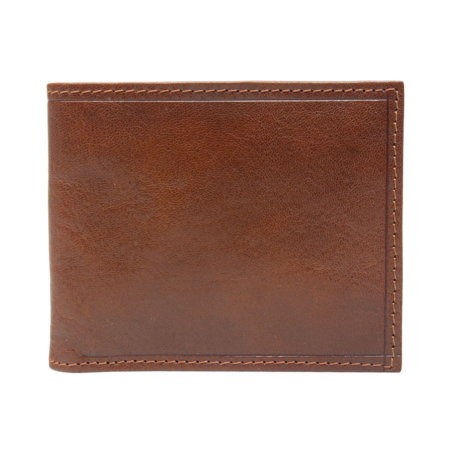 Leather wallet buy on Officina della Pelle Color Cognac