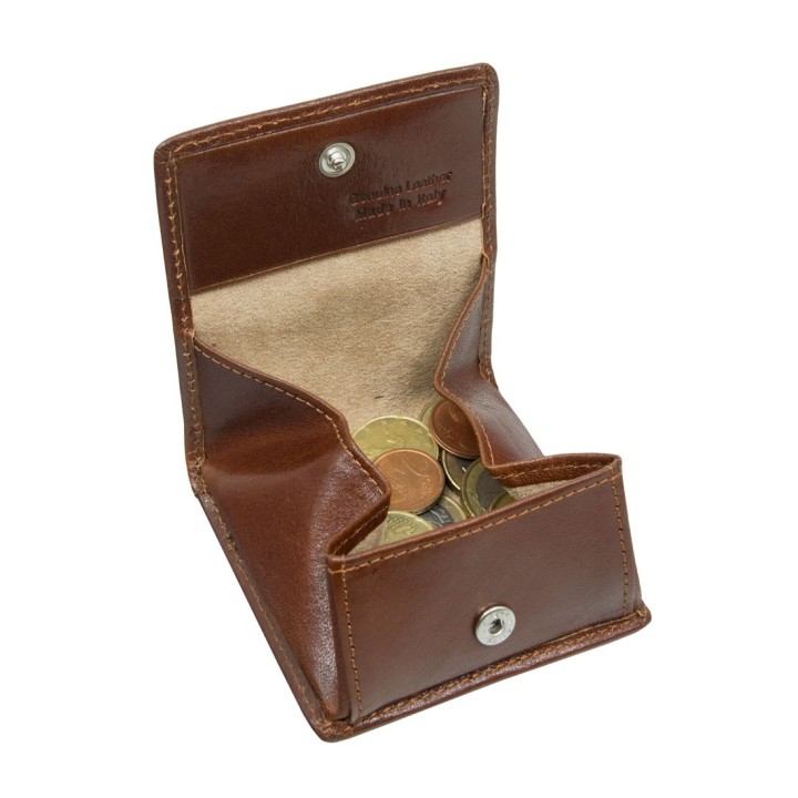 Monedero de cuero genuino en Officina della Pelle