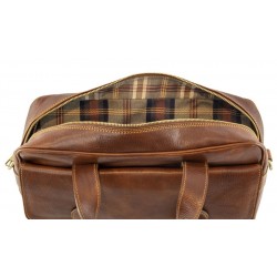 Leather briefcase