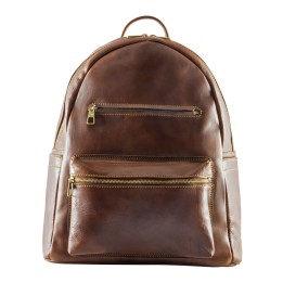 Leather professional backpack buy on Officina della Pelle