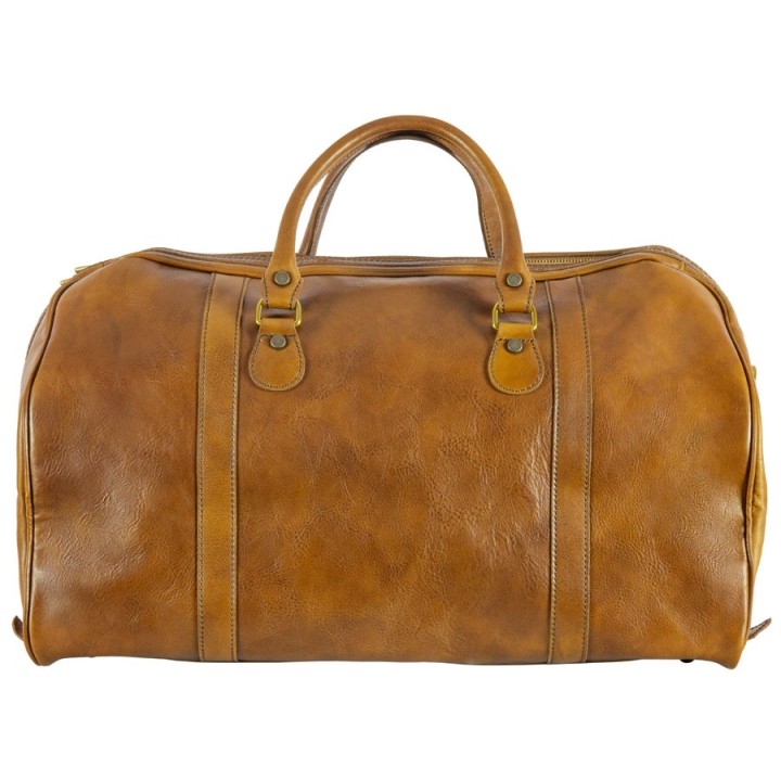 Officina della Pelleに本革ダッフルバッグ
