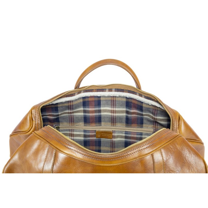 Officina della Pelleに本革ダッフルバッグ
