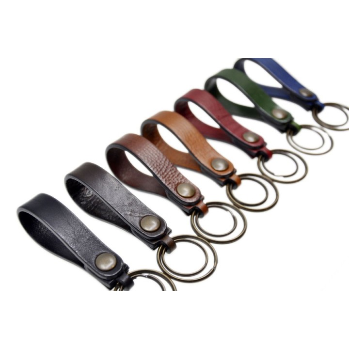 Keyrings leather buy on Officina della Pelle