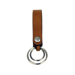 Portachiavi in Pelle Zigrinata "Marinaio" Miele