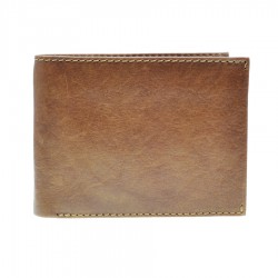Mens leather wallet 756-BT Cognac