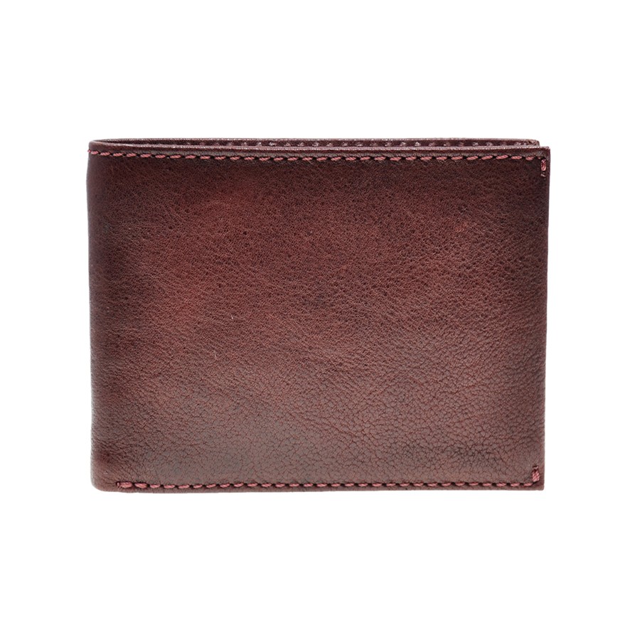 Mens leather wallet 1215 bordeaux