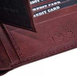 Men's leather wallet 1215-BT