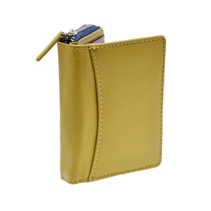 Portafoglio in pelle 540-MC giallo