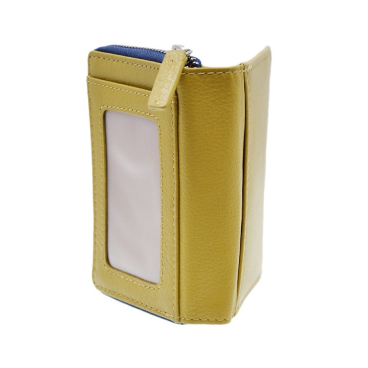 Portafoglio in pelle 540-MC giallo