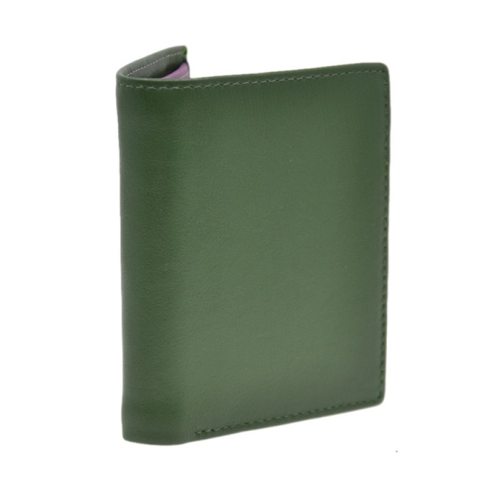 Portafoglio in pelle 632-MC verde