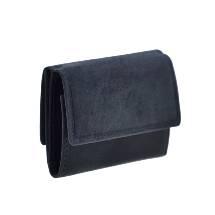 Portafoglio in pelle 34-G blu