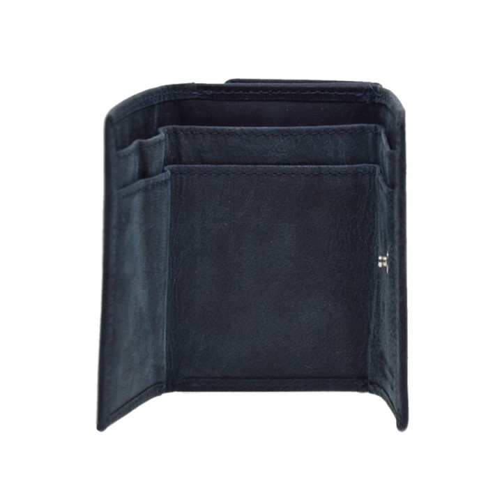 Portafoglio in pelle 34-G blu