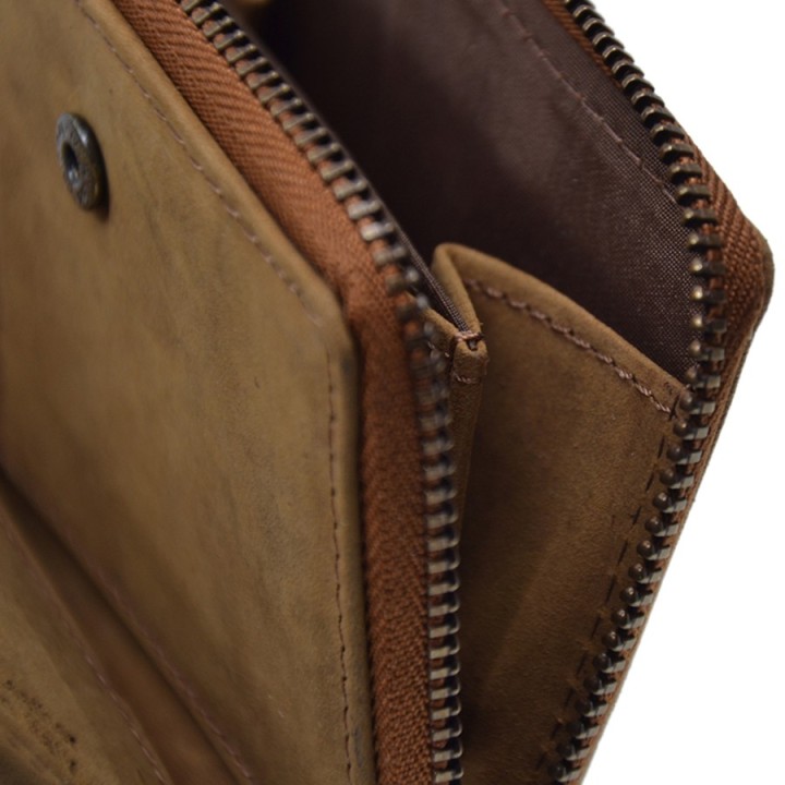 Portafoglio in pelle 540-T marrone
