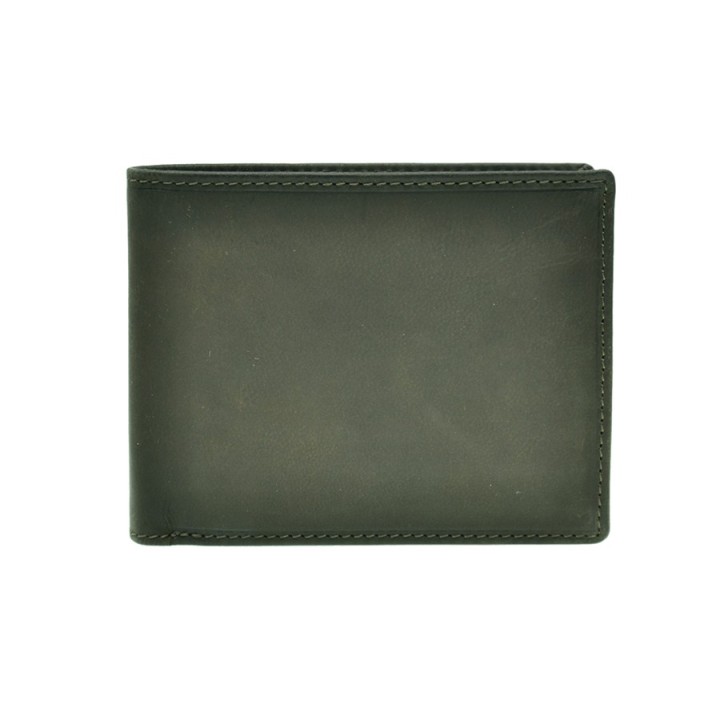 Portafoglio in pelle 756-T verde