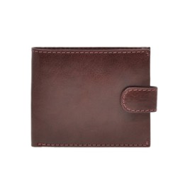 Portafoglio in pelle 74/D-BT bordeaux