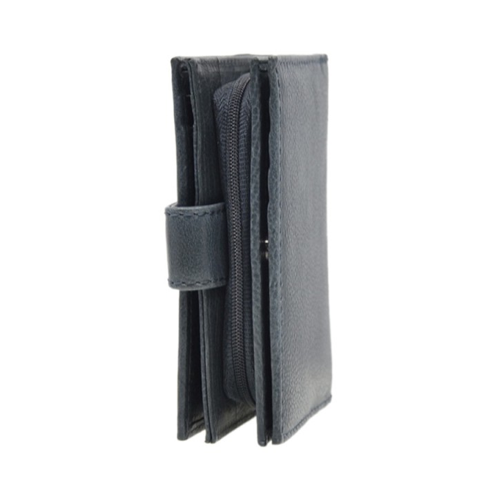 Portafoglio in pelle 078-BT blu