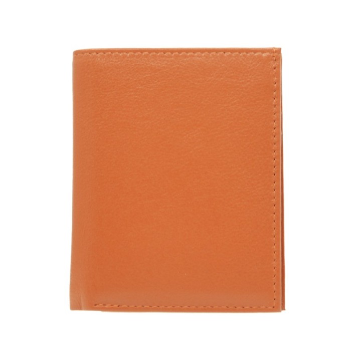 Portafoglio in pelle 707-MC arancione