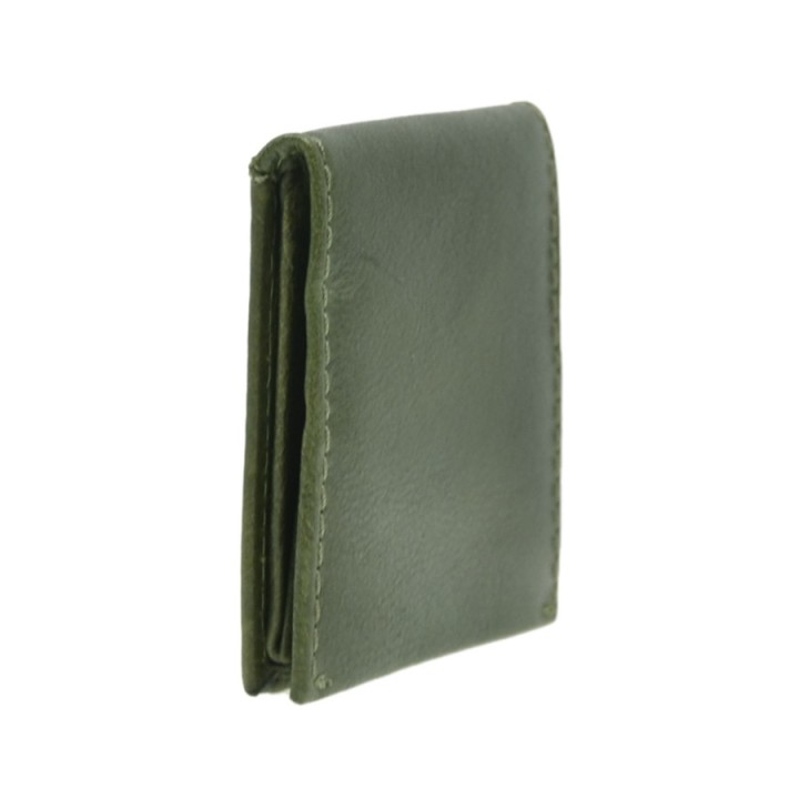 Portamonete in pelle 12029-BT verde