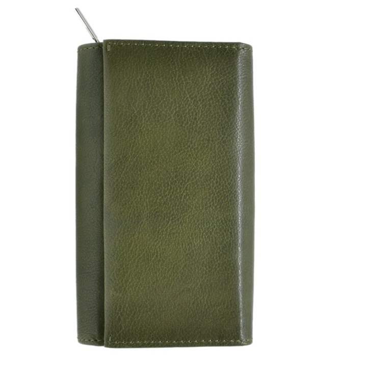 Leather wallet 7107-BT green