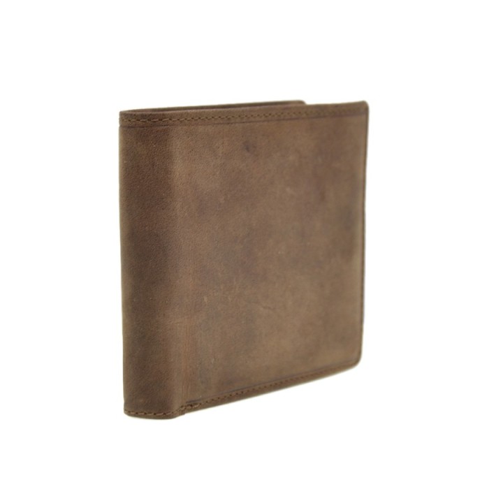 Portafoglio in pelle 9742-T marrone