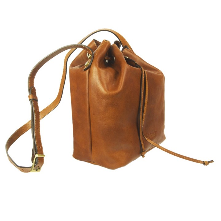 Borsa in pelle Atene miele